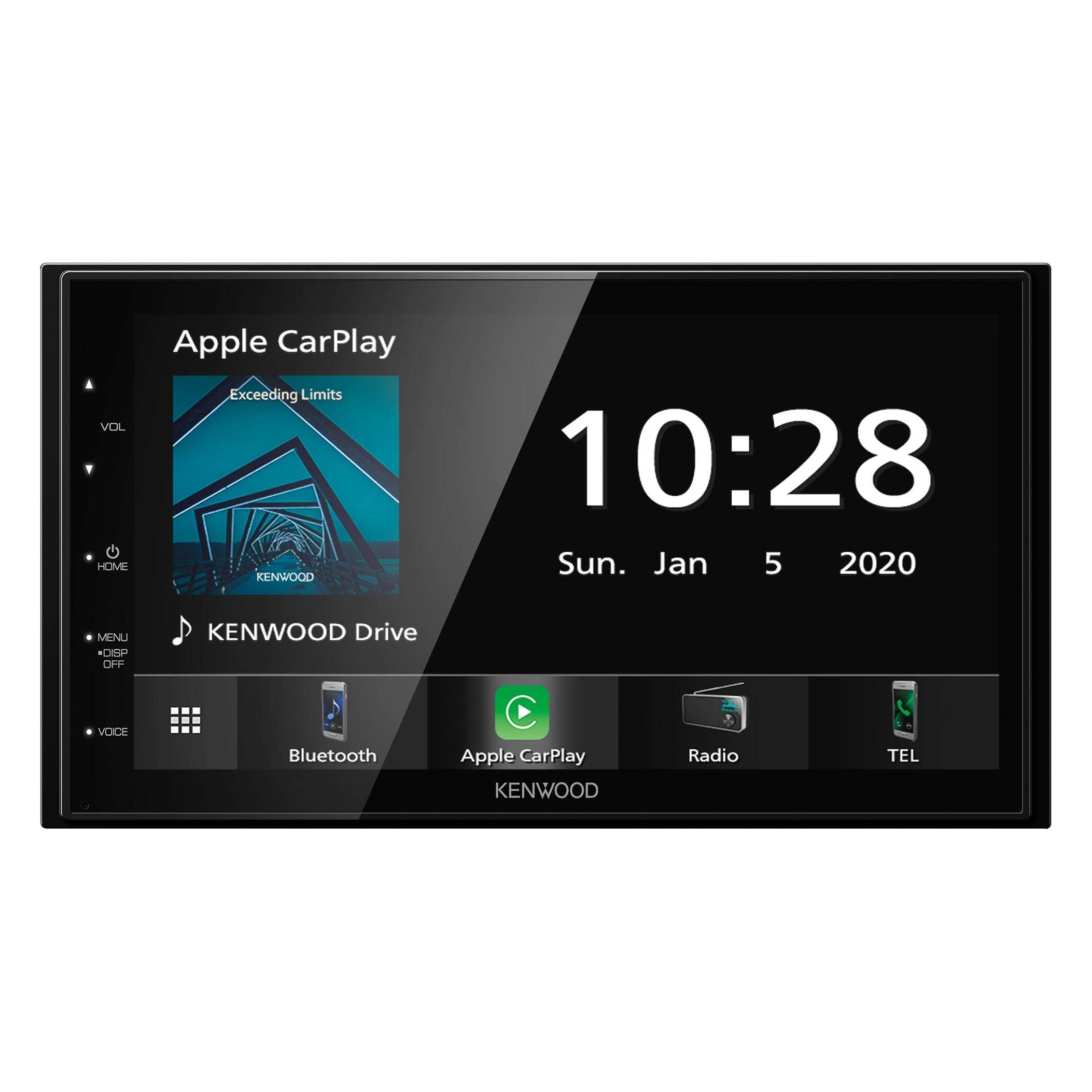 Kenwood WVGA Digital Media Moniceiver mit UKW RDS-Tuner (Android Auto, Apple Carplay) (DMX5020BTS)