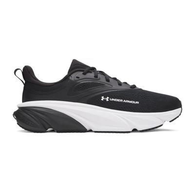 Laufschuh UNDER ARMOUR "UA Rogue 6", Herren, Gr. 48,5, schwarz, schwarz, weiß, Synthetik, Textil, Schuhe Laufschuh, Gute Dämpfung