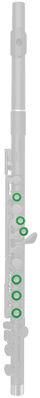 Nuvo Band Plugs for Flute Green Vert