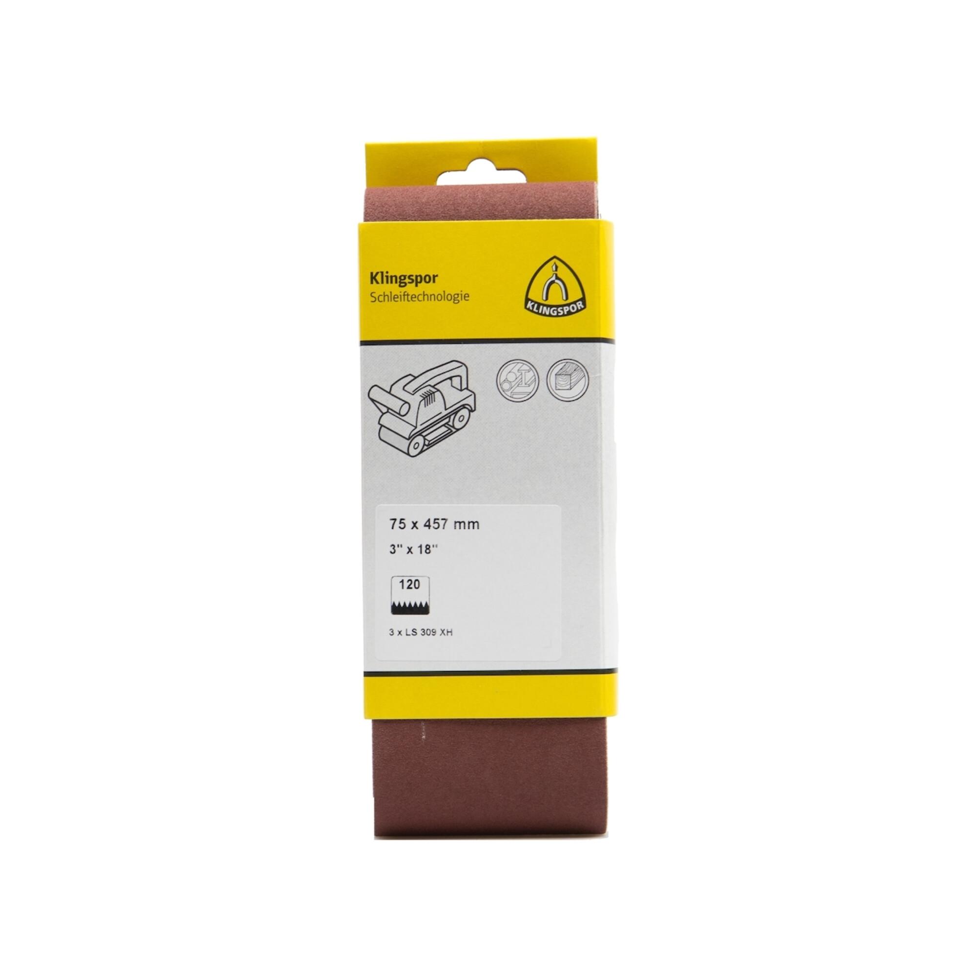 Klingspor Schleifband 75x457/Korn-120 (7138)