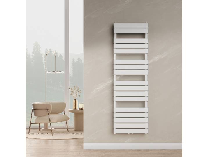 Handtuchheizkörper 'Voss' Weiß 160x50cm Lamellen