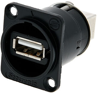 Seetronic SAUSB-W-B USB A / B Schwarz