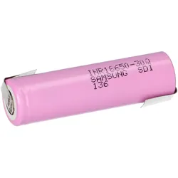 Samsung INR18650-30Q 18650 Akku 3,6V 3000mAh 15A mit Z-Lötfahne