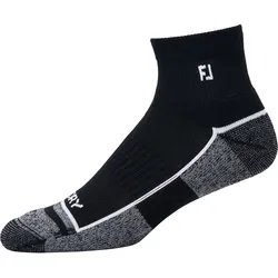 FootJoy Socken Pro Dry Quarter, schwarz/grau