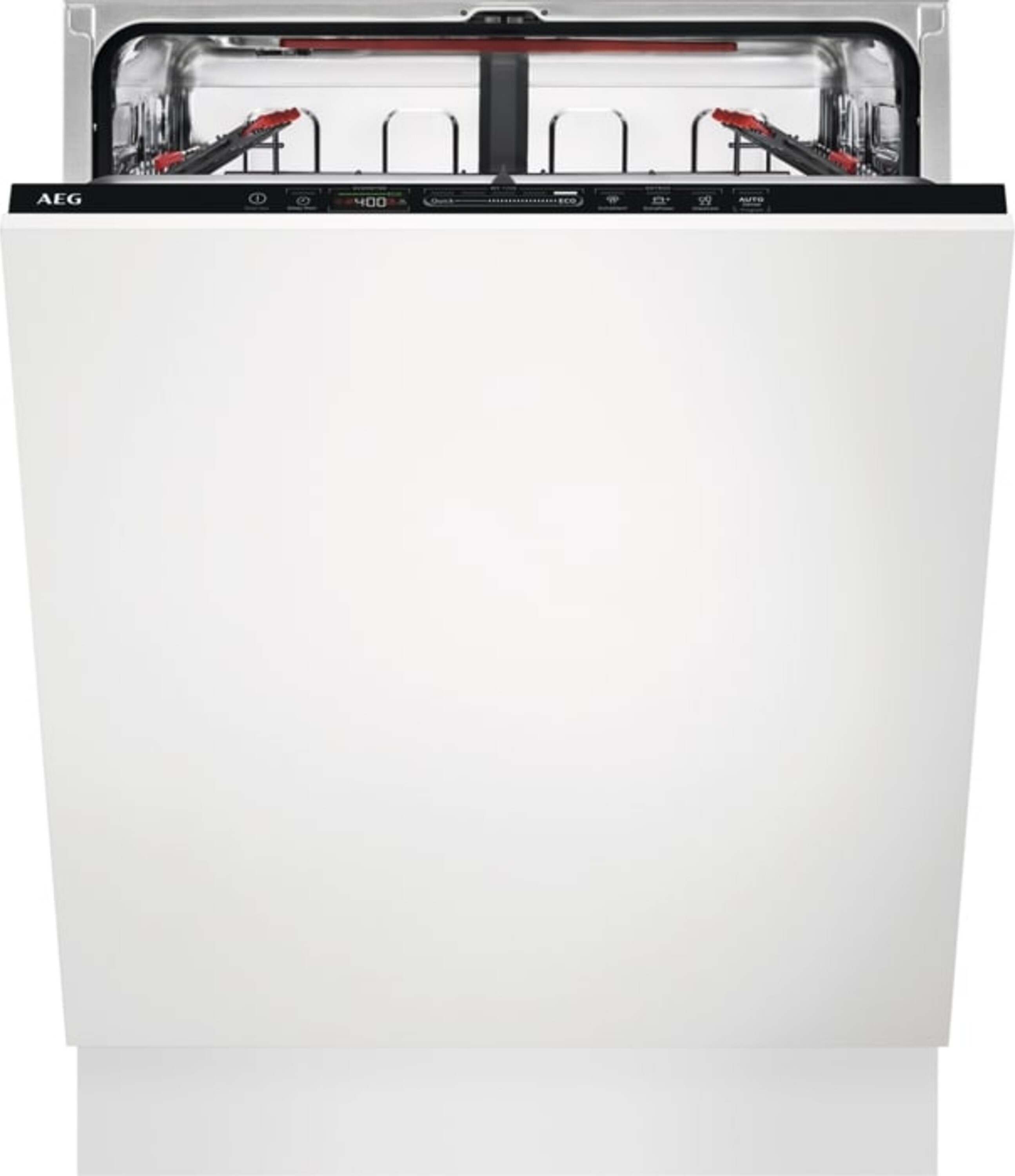 AEG Series 7000 FSE64637P, Voll integriert, Standardgröße (60 cm), Weiß, Schwarz, Berührung, LED