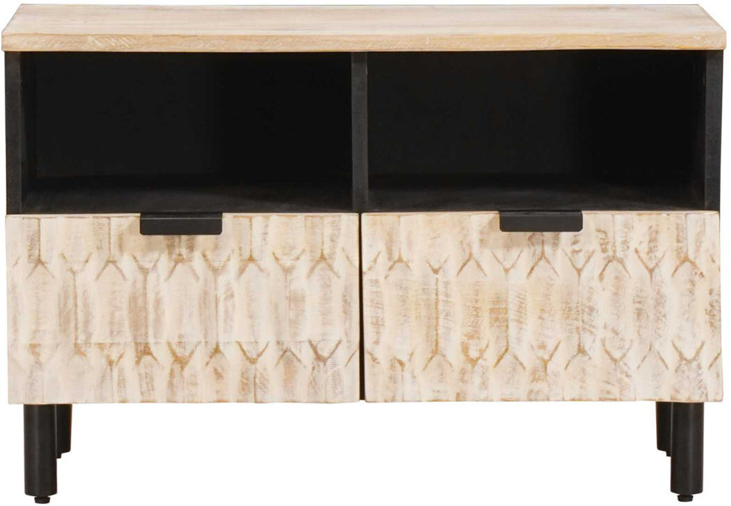 Ebern Designs TV Stand for TVs up to 78" White Wash 78"