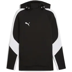 PUMA teamEvostripe Hoodie Herren 03 - PUMA black-PUMA silver-PUMA white S