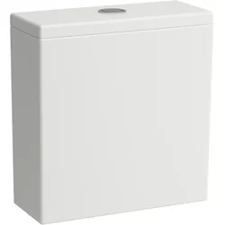 LAUFEN Kartell Spülkasten für Stand-WC-Kombination 824337, Zwei-Mengen-Spülung, Wasseranschluss hinten, H8293317579711, Farbe: Snow (weiß matt)