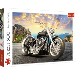 Puzzle 500 Teile Schwarzes Motorrad 37384
