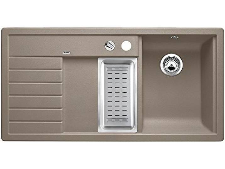 Blanco TRISONA 6 S, Küchenspüle, Spülbecken links, tartufo 517394, 1 Stück, Spülbecken links, tartufo