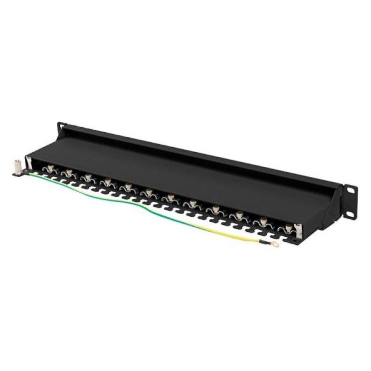 Lanberg Rangierfeld 24-Port 1U Kat.7 FTP Schwarz PPS7-1024-B (PPS7-1024-B)
