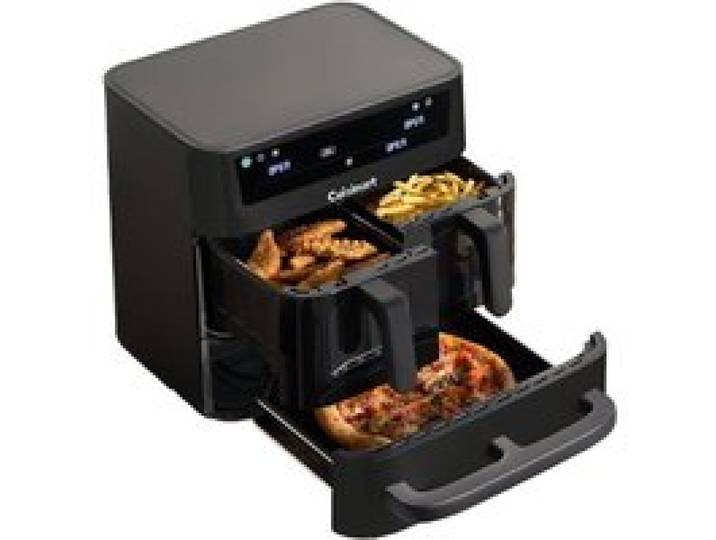 Friteuse à Air Cuisinart Tri Zone 13 6L 3 Zones 9 Fonctions Noir