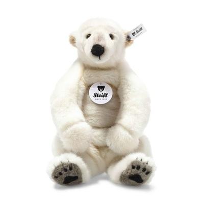 Steiff 062605 - Nanouk Eisbär, weiß, Webpelz, 33 cm