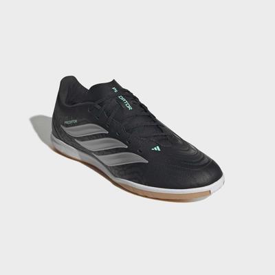 Fußballschuh ADIDAS PERFORMANCE "PREDATOR CLUB SALA, HALLENBÖDEN", Herren, Gr. 47, schwarz (core schwarz, silber metallic, pulse mint), Synthetik, Schuhe Fußballschuh, für Hallenboden