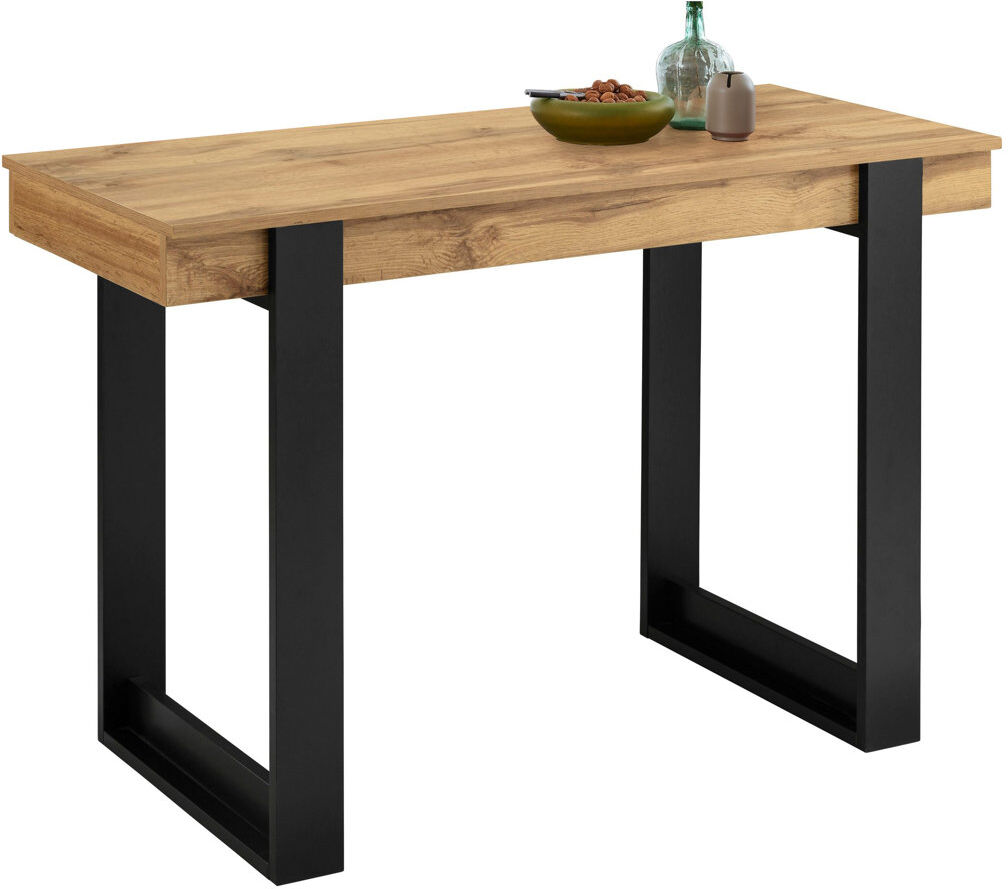 Union Rustic Refik   Writing Desk Oak 76cm H X 110cm W X 50cm D