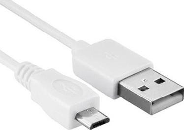 Hamlet XUMICROU150W USB A naar Micro-USB B kabel, 1,5 meter, wit