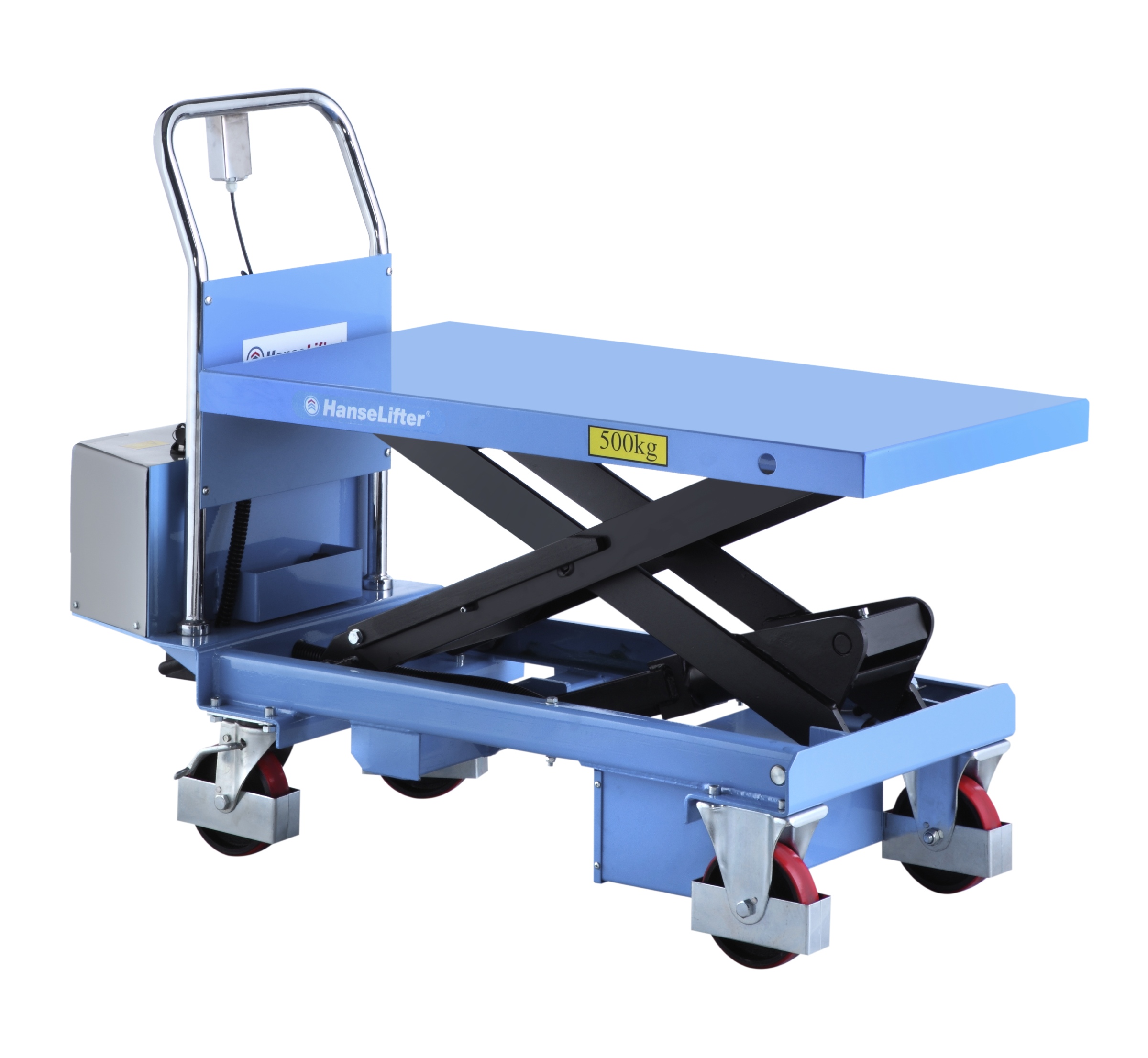 HanseLifter elektrischer Hubtischwagen E-TF50 Hubhöhe 1015mm Tragkraft bis 500kg