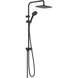 hansgrohe Vernis Shape Duschsystem 230 1 Strahlart Reno wassersparend, 26289670, Farbe: Mattschwarz