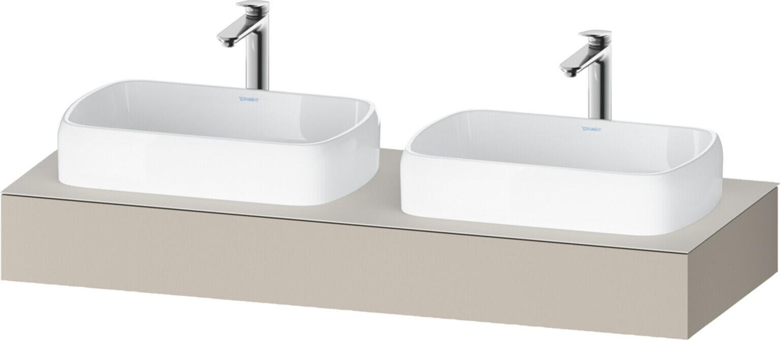 Duravit Konsole Qatego 140x55x17cm, T m, 2 A., Beck. beids. (QA4805091910000)