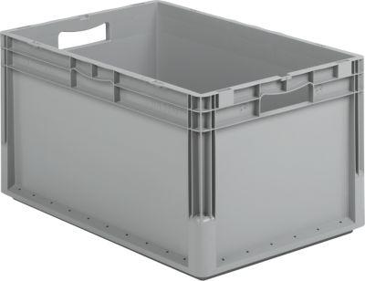 Euro Box Leichtbehälter ELB 6320, aus PP, Inhalt 64 L, ohne Deckel, grau