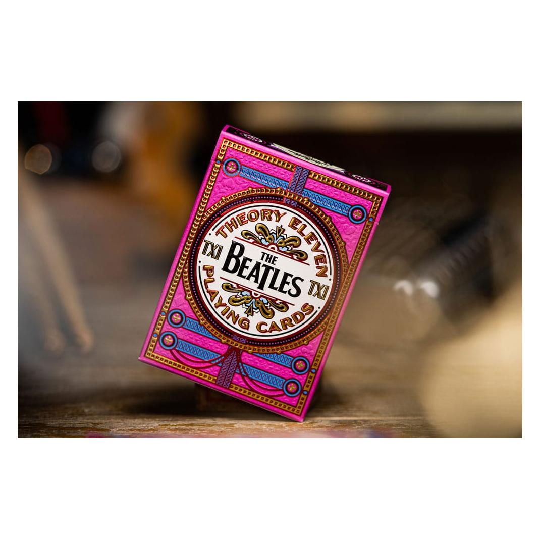 Theory11 The Beatles Spielkarten Pink Version (Englisch) (T11-BEATLES-CARDS-PINK-T11)