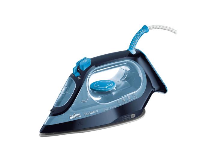 BRAUN TexStyle 3 SI3050 stoomstrijkijzer blauw