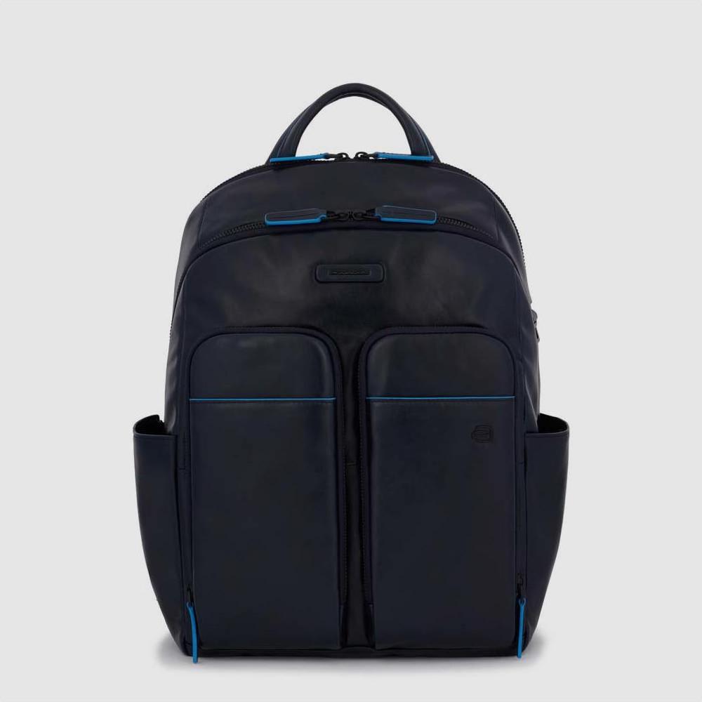 Piquadro CA5574B2V, Stadt, Uni, 35,6 cm (14"), Notebook-Gehäuse, Leder, Polyester