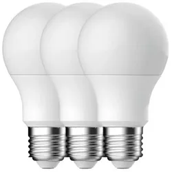 Aktion: Nur noch angezeigter Bestand verfügbar:   3-er Pack Nordlux E27 LED-Leuchtmittel matt 470lm 5,7W wie 40W warmweiß