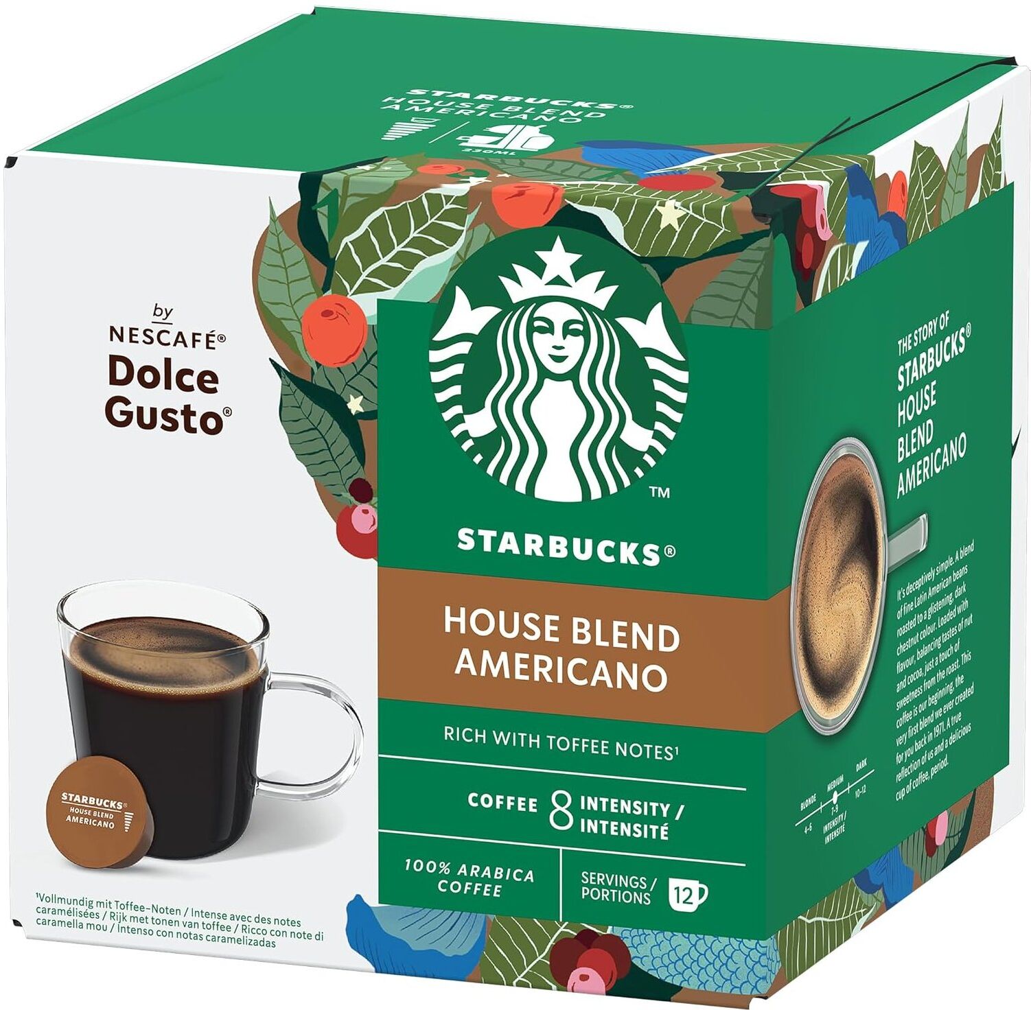 Capsule Starbucks 12607293 Americano House Blend