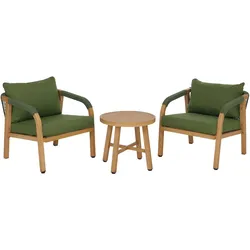 LOUNGE-SET Braun, Grün
