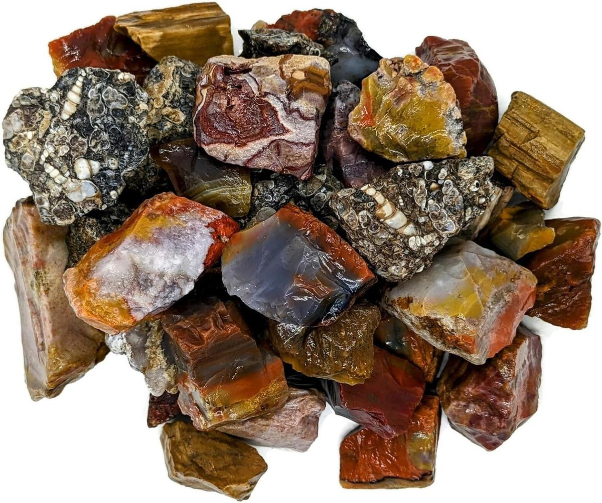 Ruwe Steen Mix Multicolor - 14 kg - Natuurstenen voor Decoratie