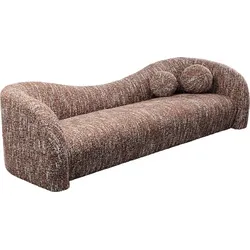KARE DESIGN Sofa Livia 87912 Stoff Braun Graubraun 3-Sitzer