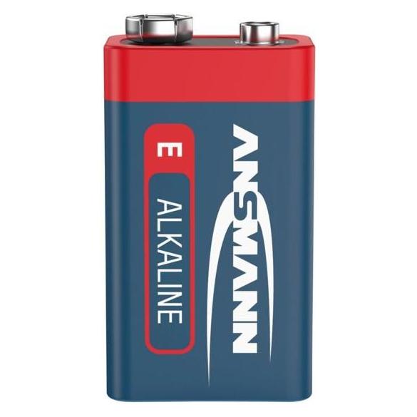Ansmann Alkaline 9V-Block red-line (1 Stk., 9V Block, 550 mAh) (1515-0000)