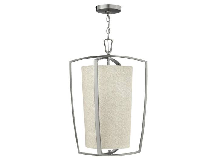 Elstead Lighting Hängeleuchte Blakely, Nickelfarben, Metall, 80 cm, RoHS, Lampen & Leuchten, Innenbeleuchtung, Hängeleuchten, Pendelleuchten