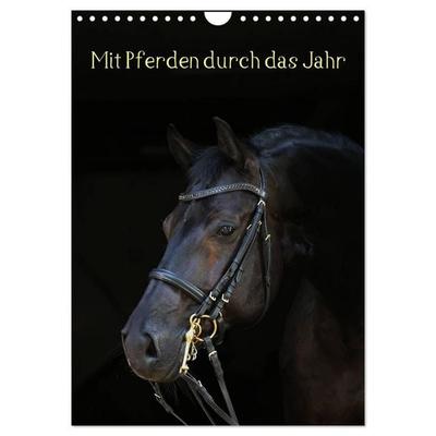 Mit Pferden durch das Jahr (Wandkalender 2027 DIN A4 hoch), CALVENDO Monatskalender