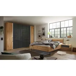Wiemann Schlafzimmer-Set Cremona 4tlg. Holzoptik Eiche / Graphit