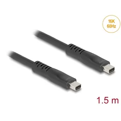 DELOCK Mini DisplayPort Kabel 16K 60 Hz 80 Gbps 1,5m
