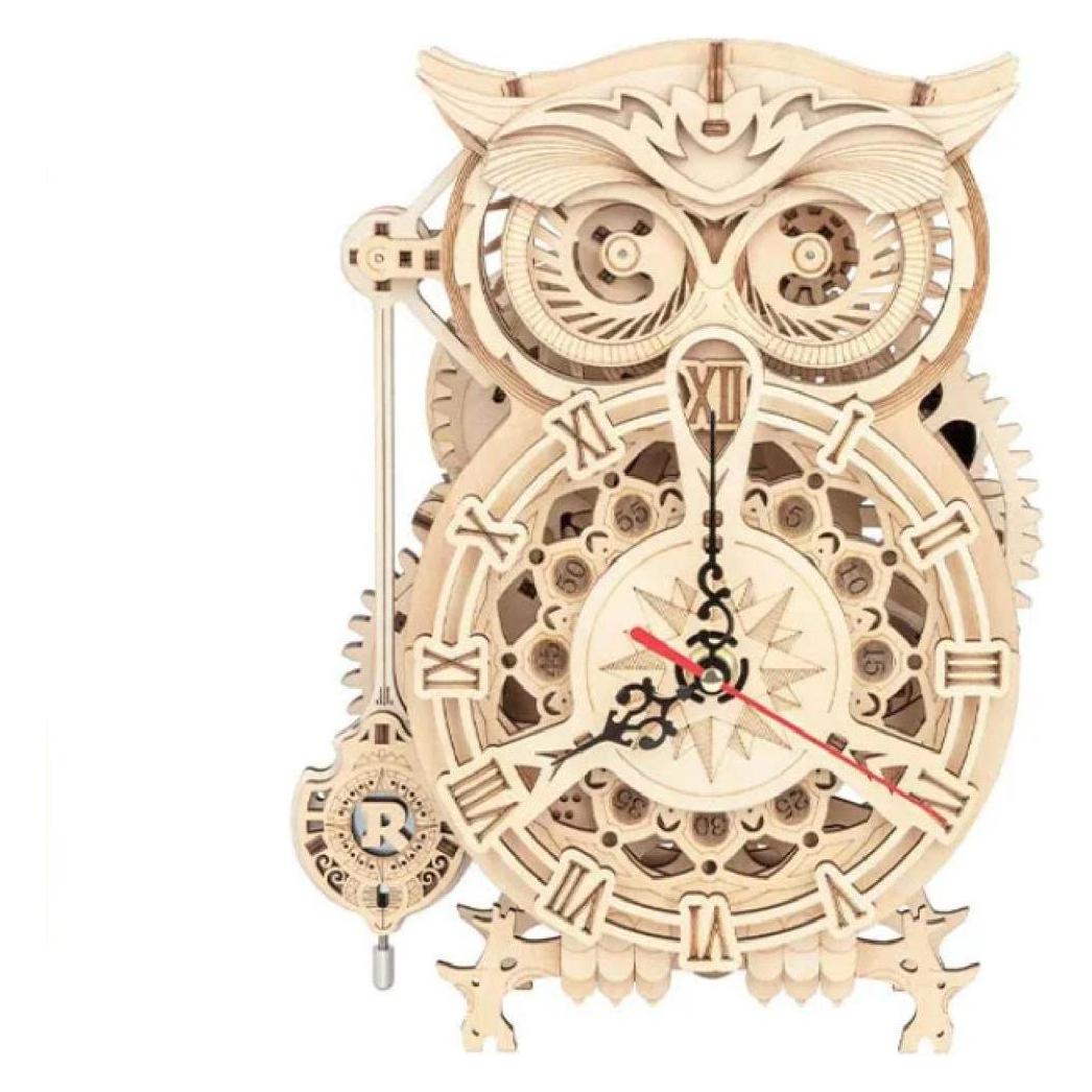 Rokr Robotime Eulen Uhr (LK503)