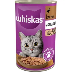 Whiskas Adult Feed mit Ente in Gelee für Katze 4x400g