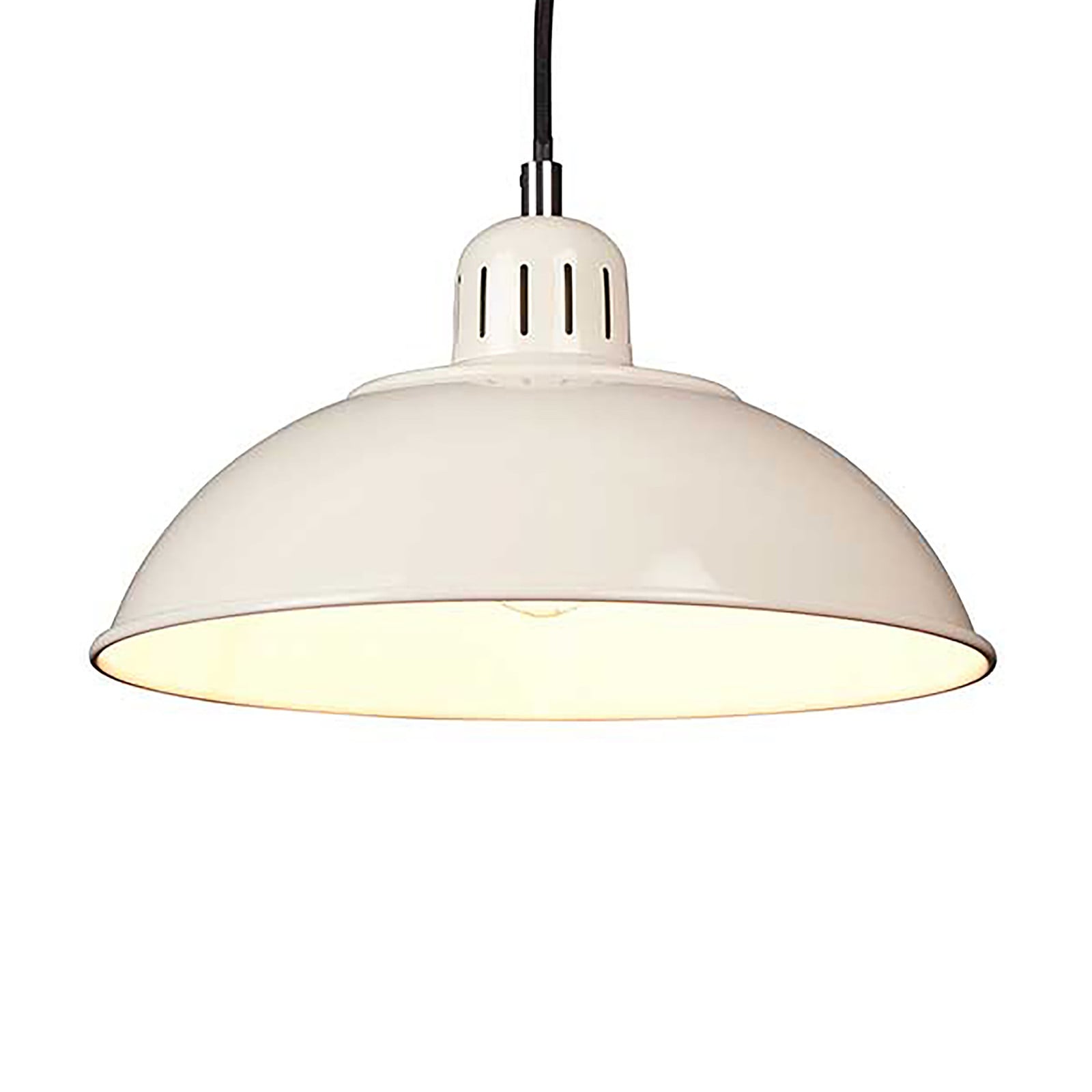 Elstead Lighting Franklin hanglamp, wit/beige, metaal, E27, Ø 30 cm