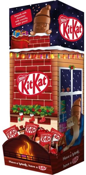 Nestlé Kitkat Santa Display, 90 Stk