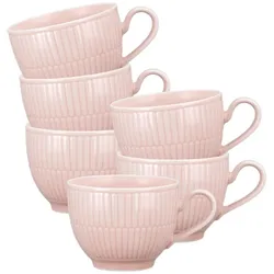 Seltmann Weiden Amina Kaffeetasse 0,25 l 6er Set Rosé