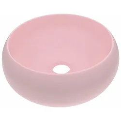 Helloshop26 - Luxuriöses rundes Aufsatzwaschbecken Badezimmerwaschbecken Küchenwaschbecken Gästetoilette Wohnbereich 40 cm matte 02_0002741