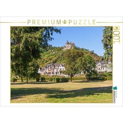 CALVENDO Puzzle Das romantische Bacharach am Rhein mit der Burg Stahleck | 1000 Teile Lege-Größe 64x48cm Foto-Puzzle für glückliche Stunden