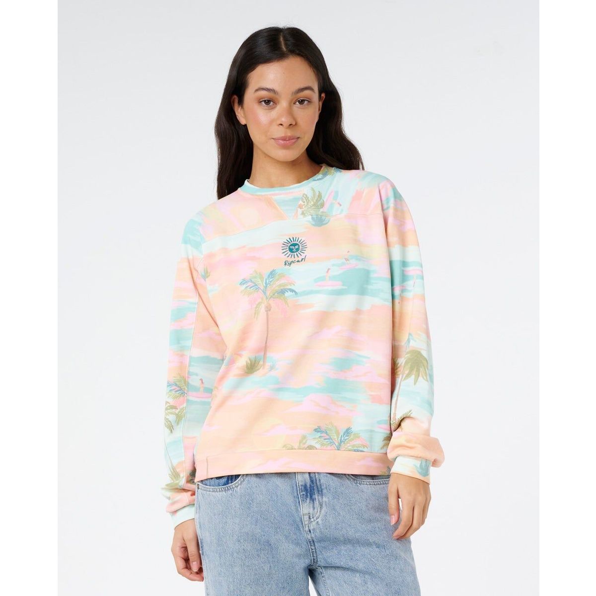 RipCurl Catalina Island Relaxed Crew peach (0165) XS 0CDWFL-0165-XS