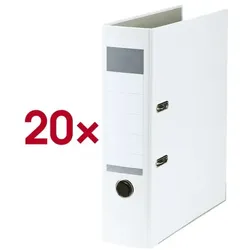 OTTO Office 20x Ordner »Basic« breit weiß, 8x31.8x28.6 cm