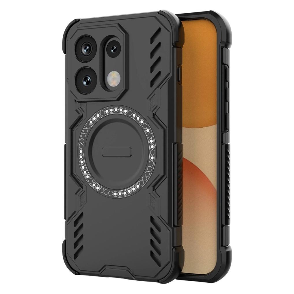 Techsuit - ArmorMag-Hülle - Oppo Reno16 / Reno16 Pro - Schwarz (Oppo Reno 16, Oppo Reno 16 Pro) (72320721)