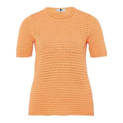 Rundhals-Pullover 1/2-Arm Anna Aura orange, 48