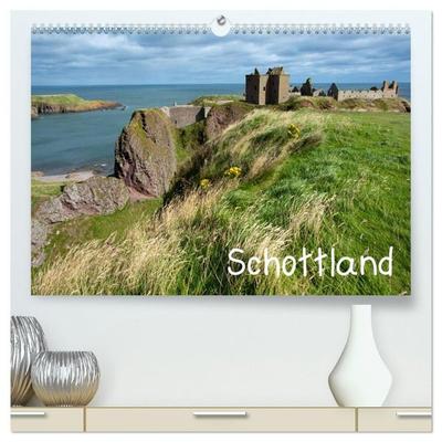 Schottland (hochwertiger Premium Wandkalender 2027 DIN A2 quer), Kunstdruck in Hochglanz