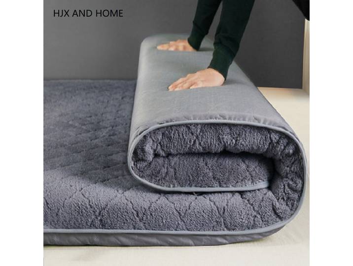 Hypothécaire ami pliable au sol pour lit king/queen/jumeau, matelas pour rester au chaud en hiver, pour dortoir étudiant